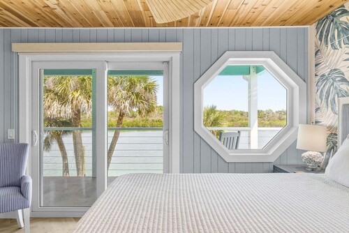 Private Riverfront Retreat w/ Dock, Boat Access & Sunrise Views