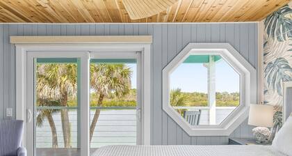 Private Riverfront Retreat w/ Dock, Boat Access & Sunrise Views