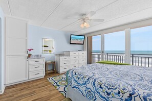 2 bedrooms, iron/ironing board, free WiFi, bed sheets - Unobstructed Oceanfront Views | 2 Balconies | Quiet Coastal Escape (New Smyrna Beach)