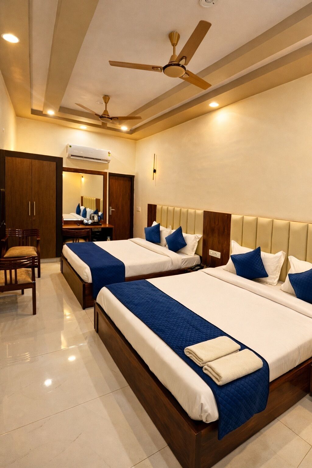 家庭四人房, 城  市景观