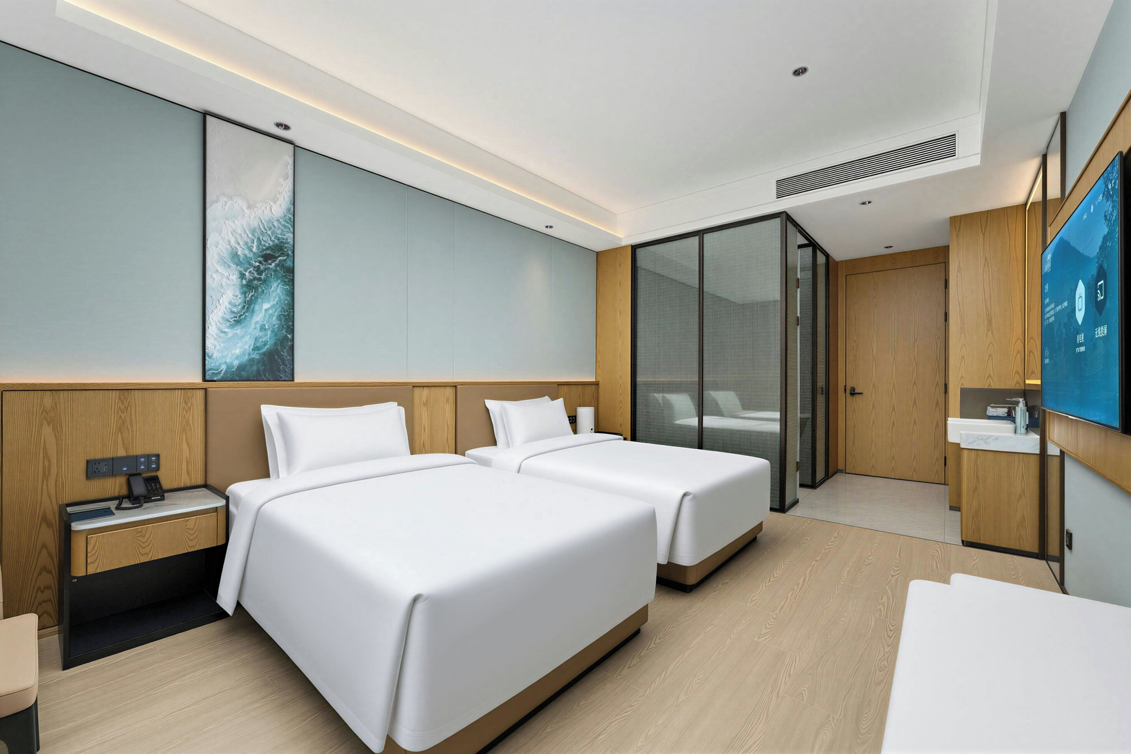 Superior Room, 2 Single Beds, City View