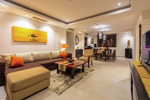 Apartment, 2 Schlafzimmer, Balkon, Gartenblick | Innenbereich