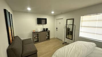 Habitación individual Deluxe, 1 cama Queen size y sofá cama, para no fumadores