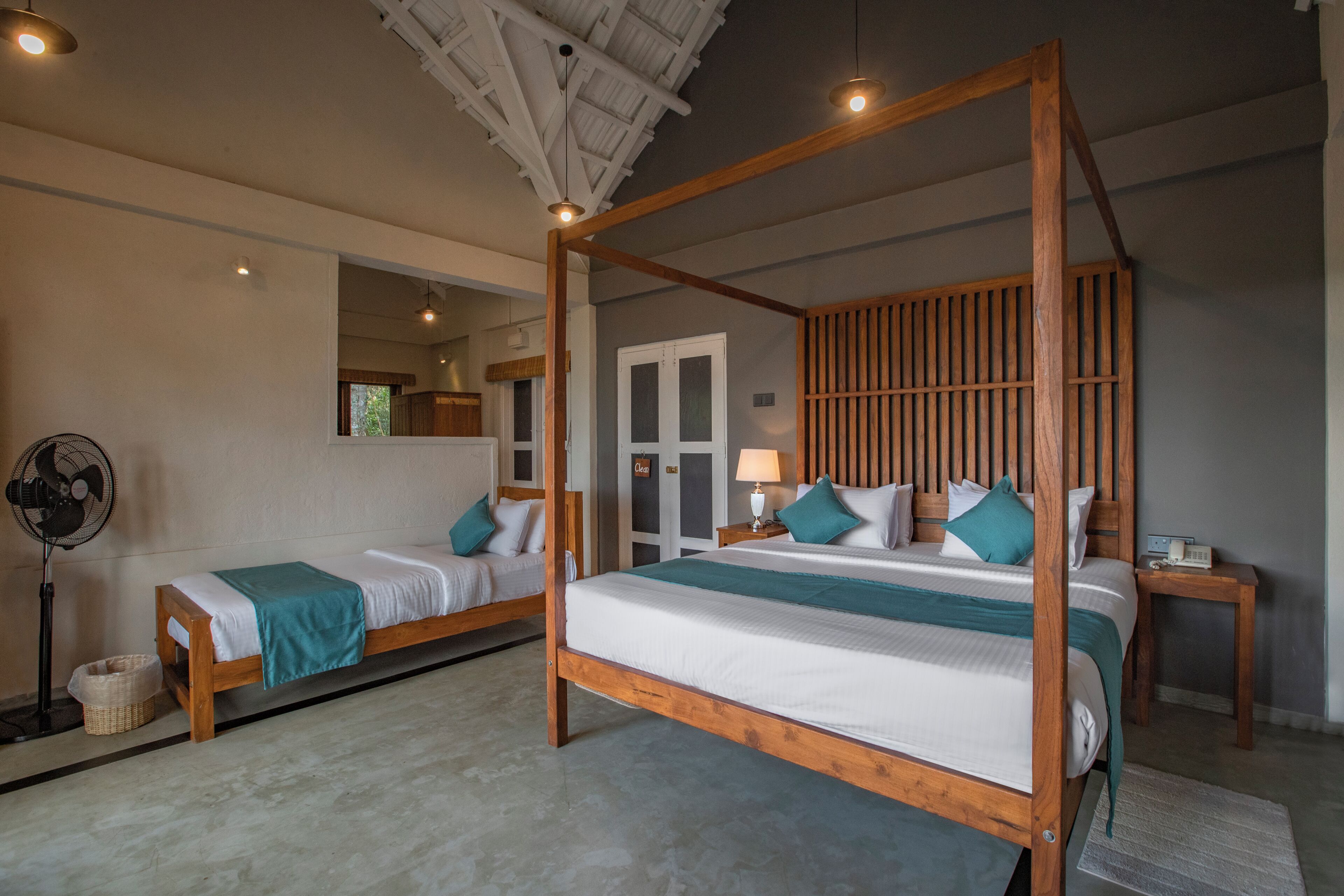 高级双人房, 阳台, 山景