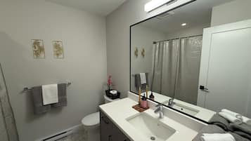 Towels, soap, toilet paper