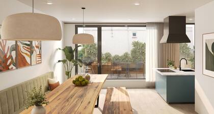 House in Kaag with rooftop terrace and spa bath.