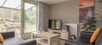 Detached lodge with three bedrooms for 4.