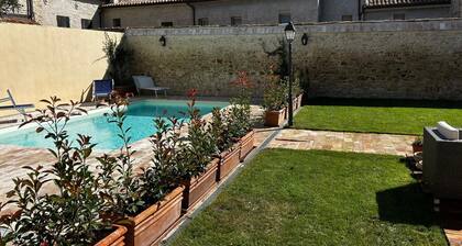 House in a Village With Swimming Pool