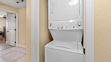 Direct Oceanfront Split-Level Condo, Unit #218 | Laundry