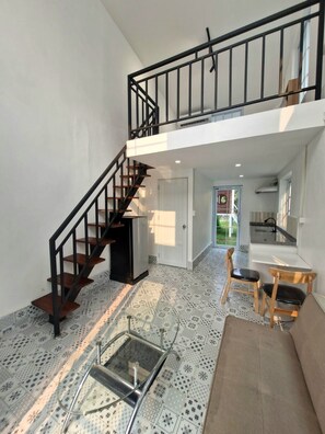 Living area - River view villas (Vang Vieng)