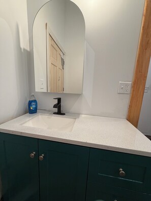 Bathroom - Cozy Container: A Shipping Container Retreat for Pups & People. (Soldotna)