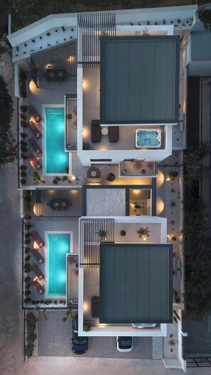 Exterior - Respiro Residence Kaštela - combined two villa rent (Kaštel Kambelovac)