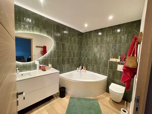 Sèche-cheveux, serviettes fournies, papier toilette
