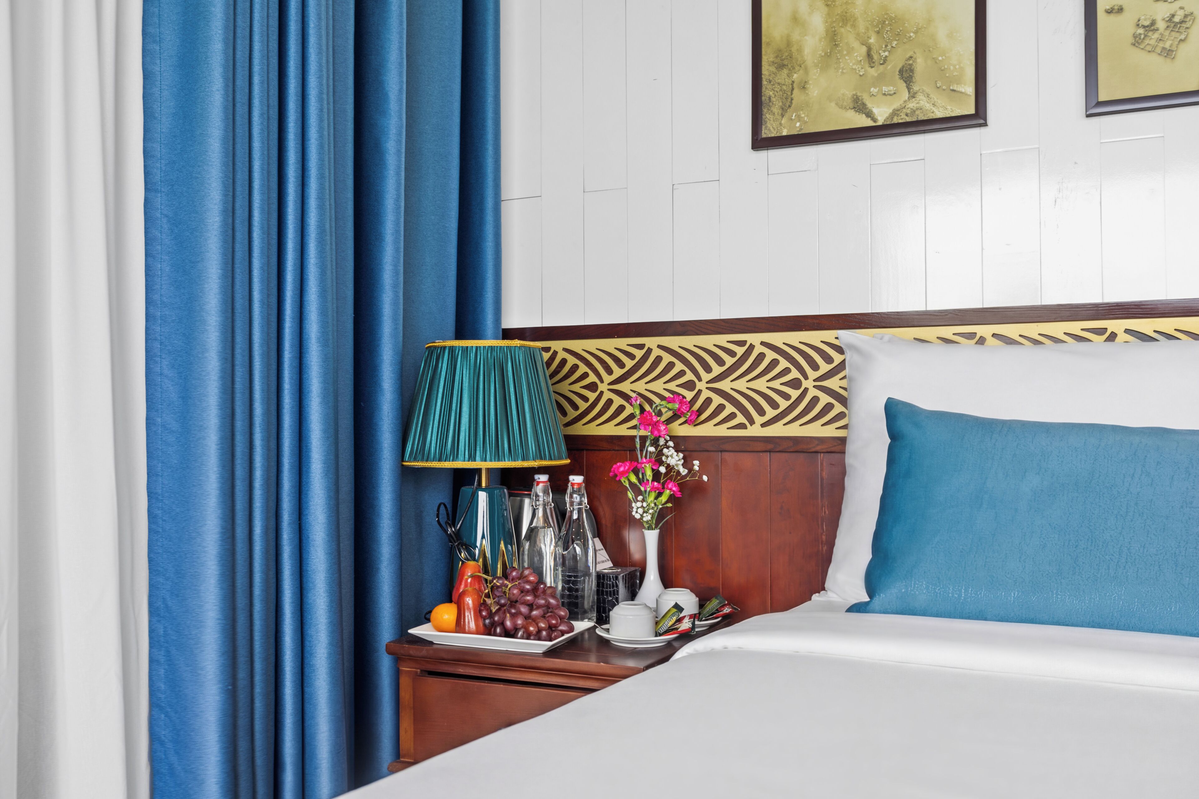 Quarto casal ou duplo luxo, sacada, vista para o oceano