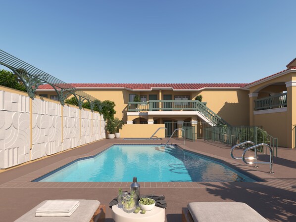 Pool - Boutique Stay near Beach | Pool + Spa + Rooftop Ocean Views | Walk to Dining (Laguna Beach)