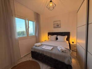 Internet, bed sheets - Asteri Villas - 2 bedrooms (Nea Kallikratia)