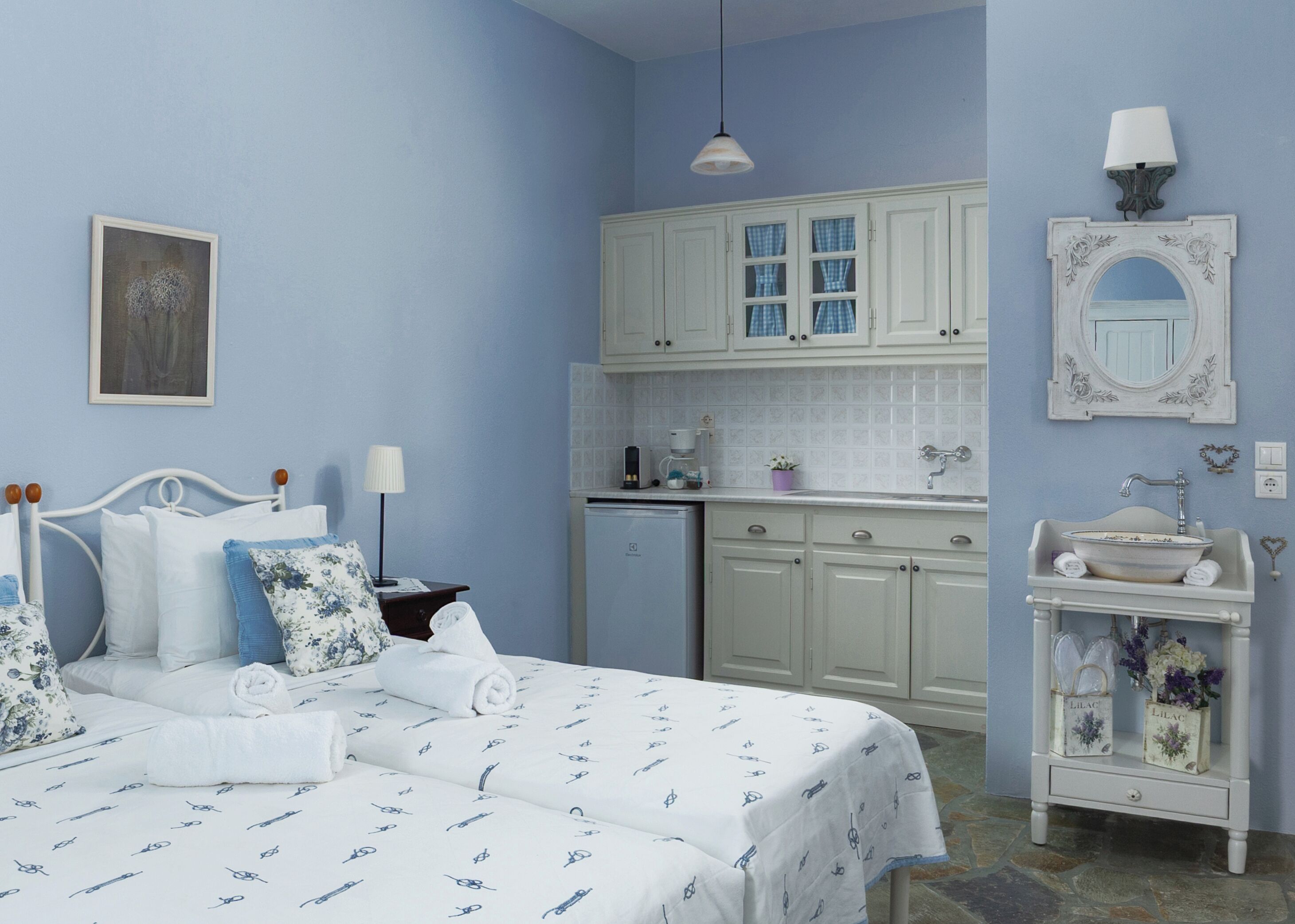 Chambre Double Confort, balcon, vue jardin