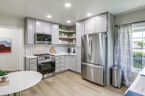 Fridge, microwave, stovetop, dishwasher - Quiet Yuma Retreat w/ Hot Tub & Spacious Backyard (Yuma)