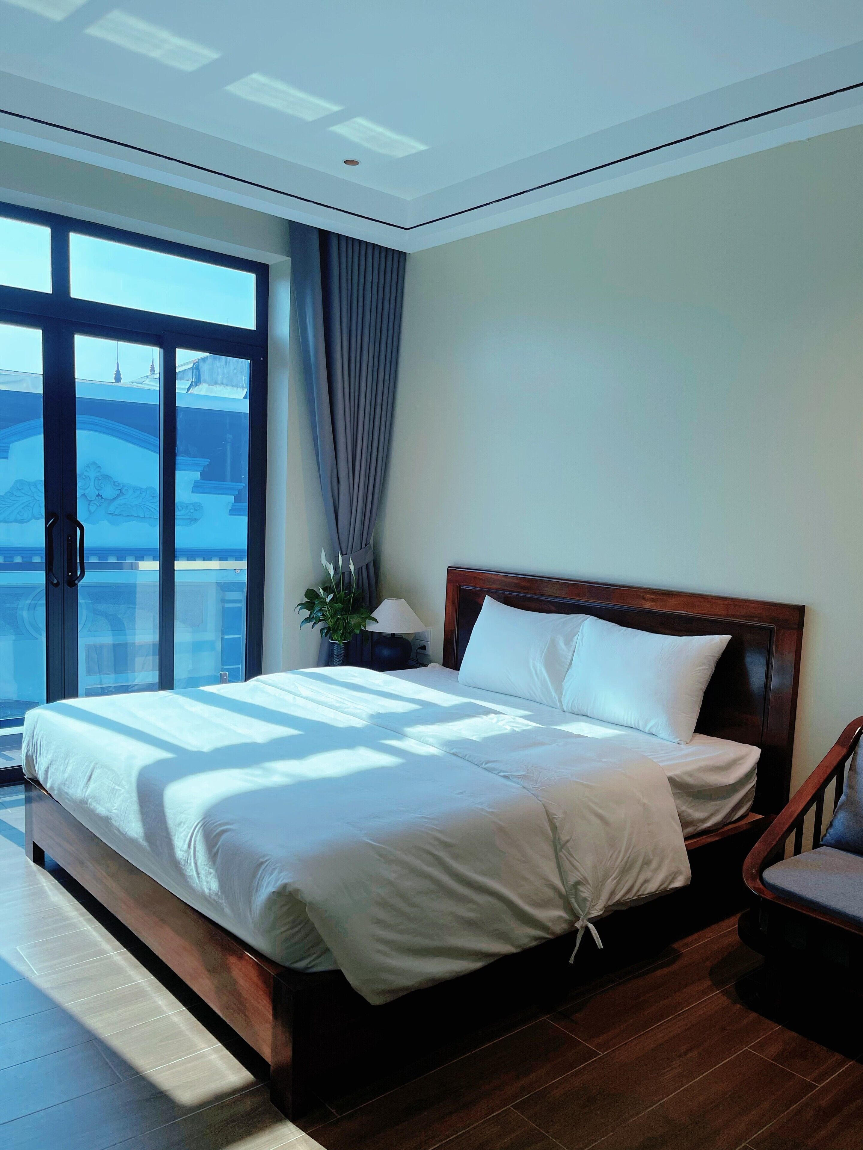 Deluxe dubbelrum - balkong - utsikt mot trädgården