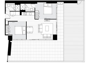 Floor plan - CBD 173m2 inluding Huge Private Terrace (Melbourne)