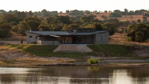 A modern house with a swimming pool, surrounded by a natural landscape. - Casa de la Presa 3 (POLOKWANE)