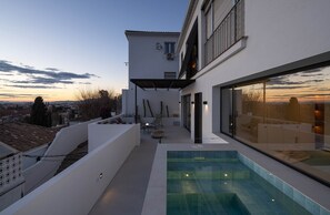 Outdoor pool - Terraza 6 · Private Pool & Terrace · Skyline Views (Granada)