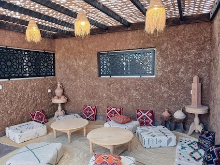 Interior. Maison avec terrass traditionnel dans ceour d'agadir cité el massirra