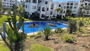 Apartment, 3 Bedrooms, Accessible, Balcony | Pool | Outdoor pool