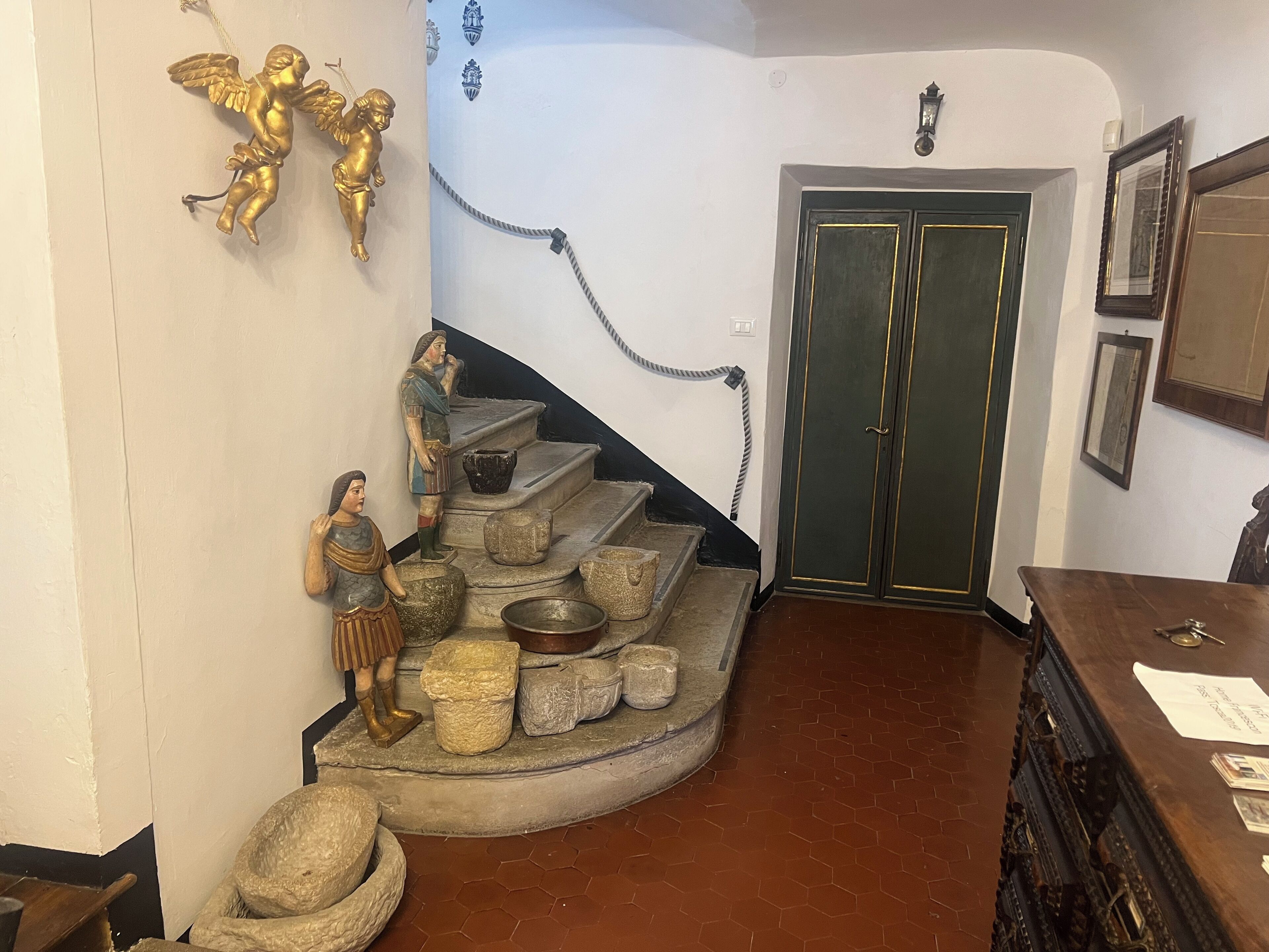 Interior entrance