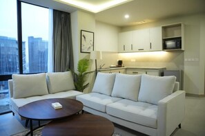 Living area - Alpirious Suites - Airport Corridor (Islamabad)