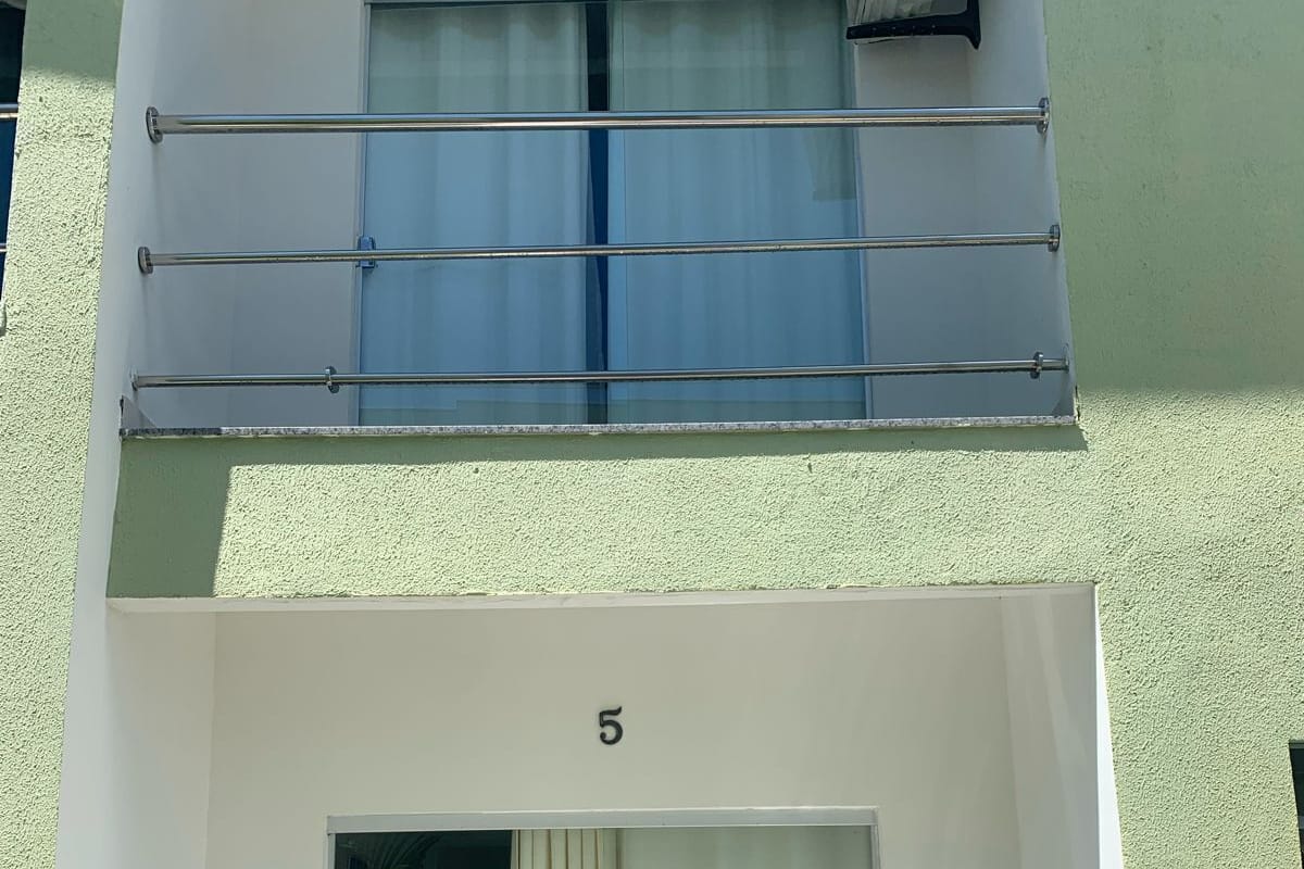 Apartamento, sacada | Detalhe da fachada
