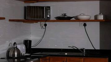 Comfort-Suite, Gartenblick | Eigene Küche