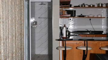 Comfort-Suite, Gartenblick | Eigene Küche