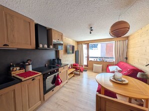 Interior - Renovated studio, slopes view - 4 guests (Montgenèvre)