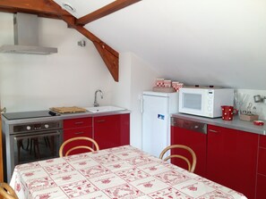 Private kitchen - Large apartment facing Mont Blanc (Chamonix-Mont-Blanc)
