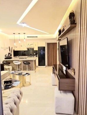 Interior - MARRAKECH APARTMENT WITH POOL PEARL GARDEN 5MN GUELIZ 15MIN JAMMA ALFNA (Marrakech)