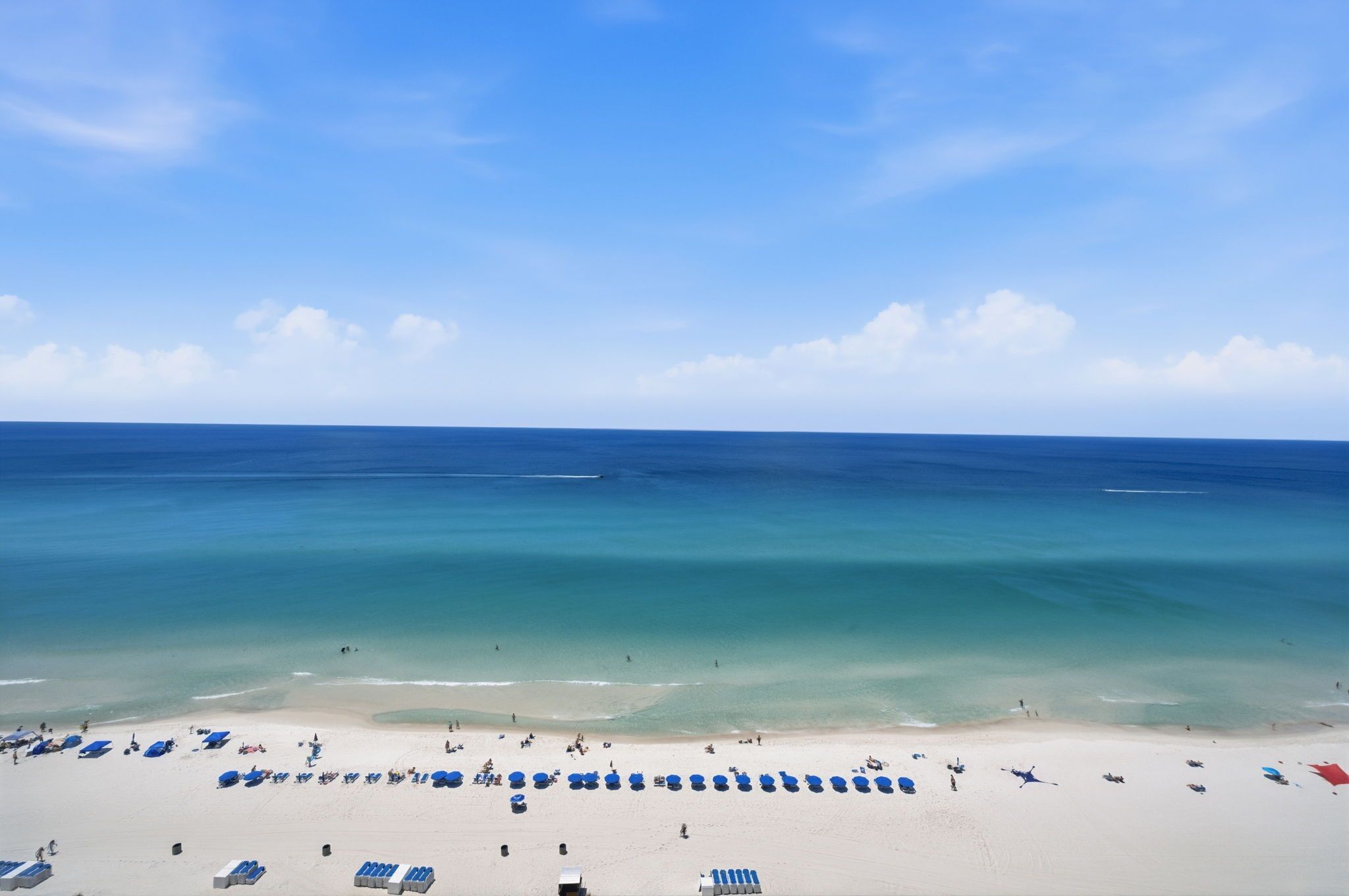 Aan het strand