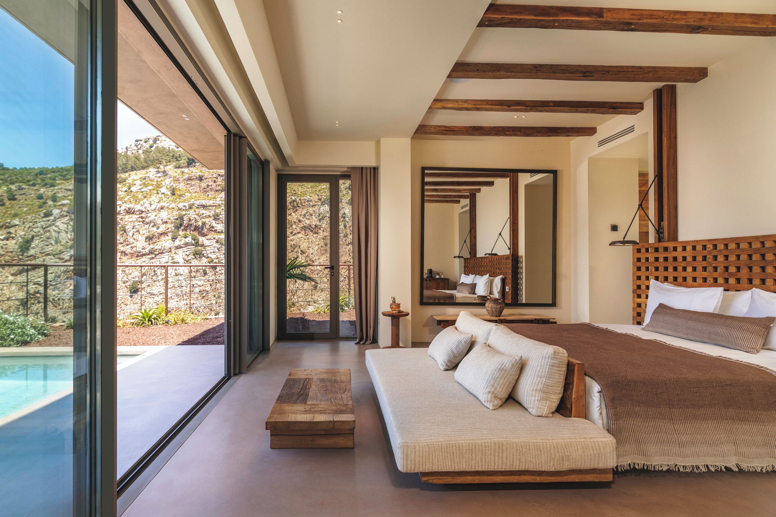 Valley Suite Sea View with Private Pool & Terrace | In-room safe, blackout drapes, soundproofing, iron/ironing board