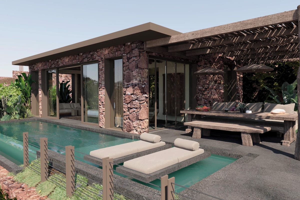 Valley Suite XL Sea View with Private Pool & Yard | Két bảo mật tại phòng, màn/rèm cản sáng, phòng cách âm