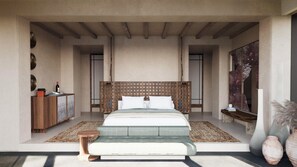 Luxury-Doppelzimmer, eigener Pool, Meerblick