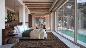 Chambre Double Exécutive, 1 chambre, piscine privée, vue mer