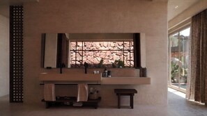 Chambre Double Luxe, piscine privée, vue mer | Spa