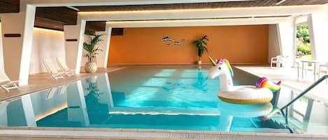 Piscine couverte, piscine chauffée