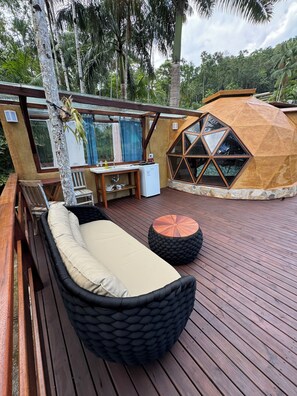 Deluxe Bungalow, Mountain View | Terrace/patio - Domo Paramita (Paraty)