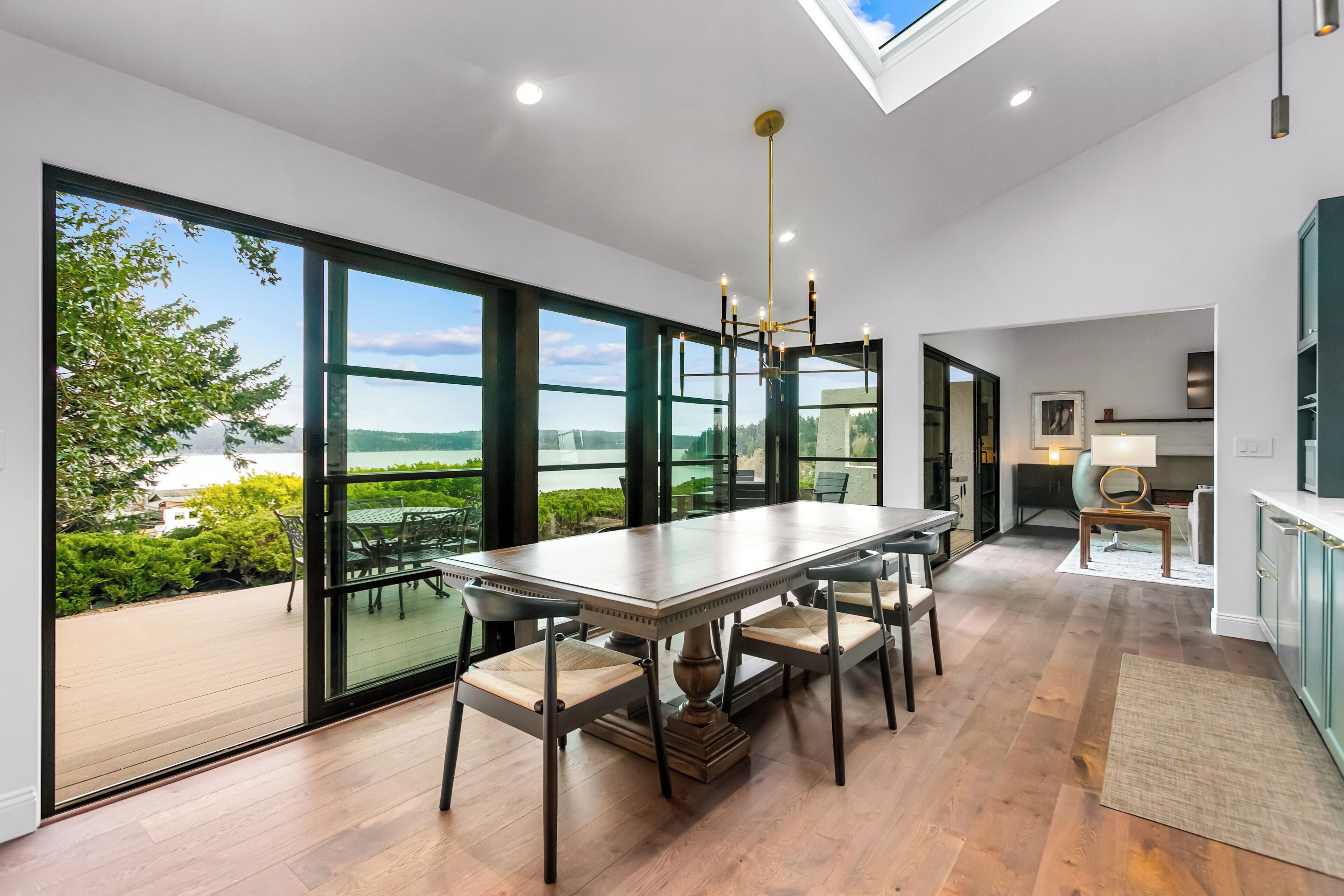 Ferienhaus, eingeschränkter Meerblick | Esszimmer