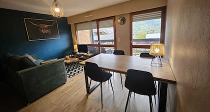 Bel appartement avec vue magnifique sur le Mont Blanc