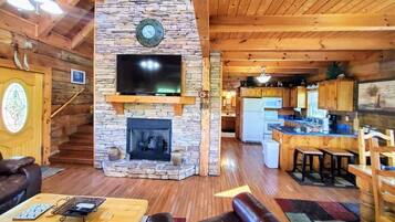 Hytte - 4 soveværelser | Opholdsområde