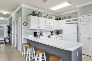 Condo, 2 Bedrooms | Private kitchen - Romar Lakes 304e 2 Bedroom Condo (Orange Beach)