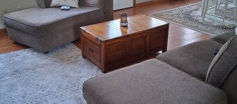 Country Coastal is a renovated and spacious farmhouse with coastal charm.