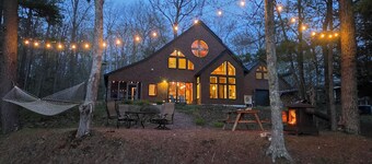 Tucked away in Midcoast Maine, this lake house is what summers are made of